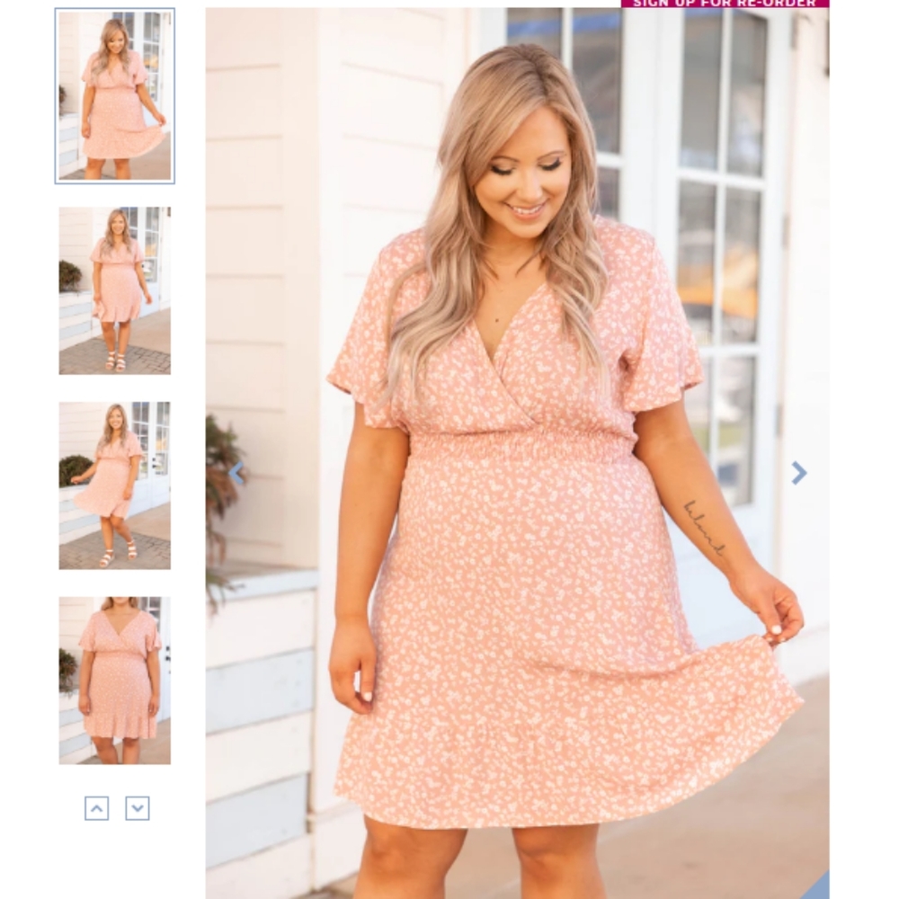 Lost And Wandering Dress, Pink